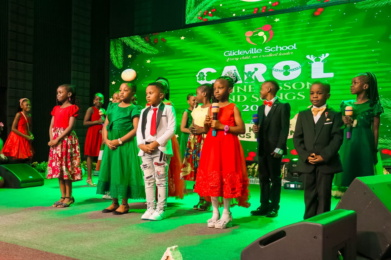 Children singing and dancing